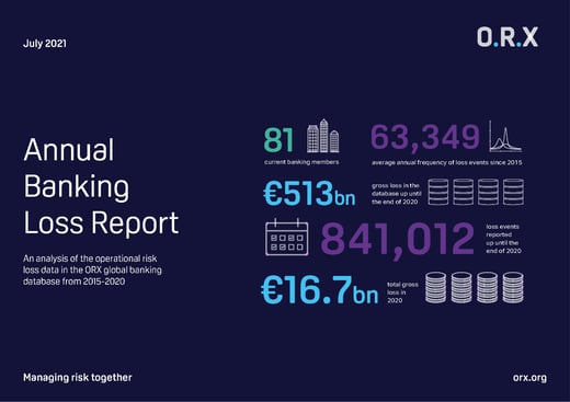 ORX Annual Banking Loss Report front cover