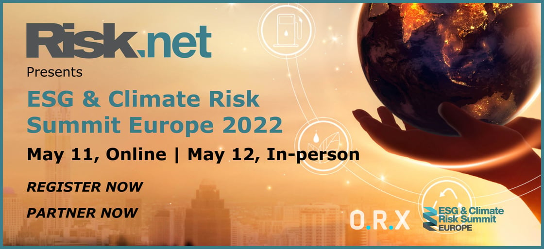 Risk Net ESG Climate Risk Summit May 11 12