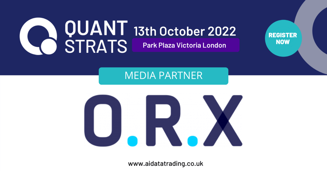 Quant Strats. 13th October 2022, London, Media Partner: ORX